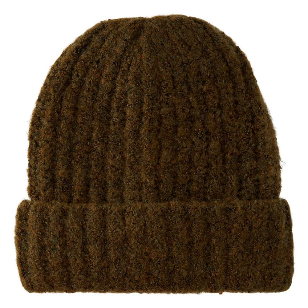 Pieces Women's Pcpyron Structured Hood Noos Bc Beanie, dark olive, One Size UK