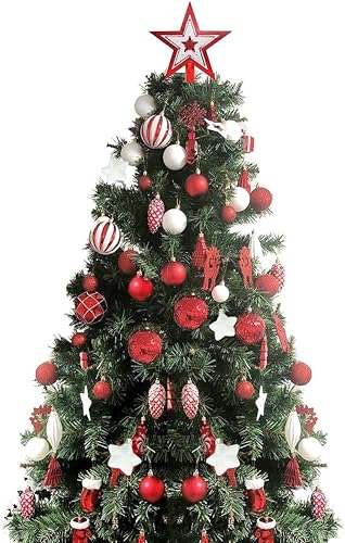 Miniatura 5 de Christmas Ball Ornaments 100PCS Ornaments for Christmas Tree Shiny Matte Glitter Decorations Balls with Hanging Loop for Holiday Wedding Party