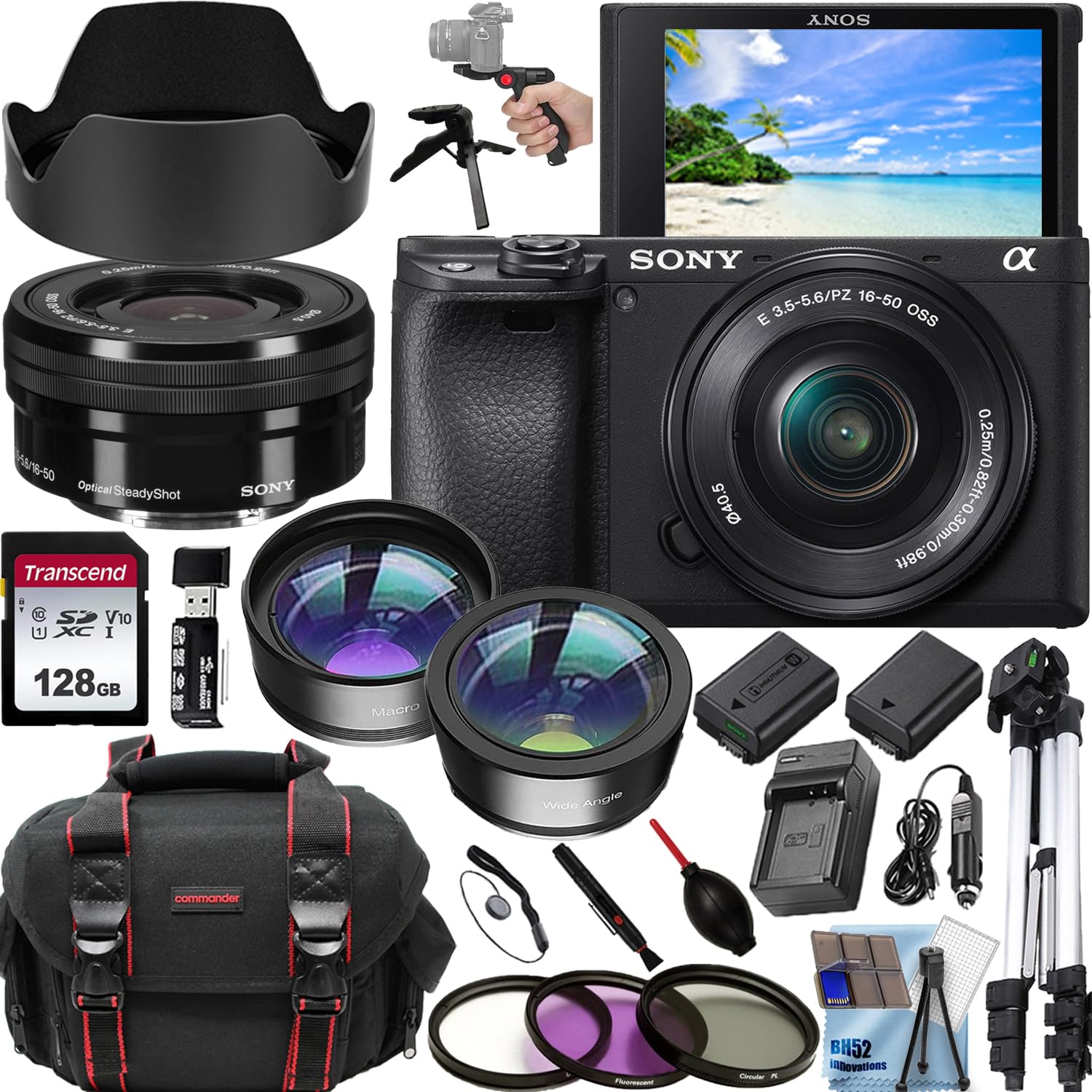 Amazon.com : Sony a6400 24.1MP 4K Video Recording Camera with Sony