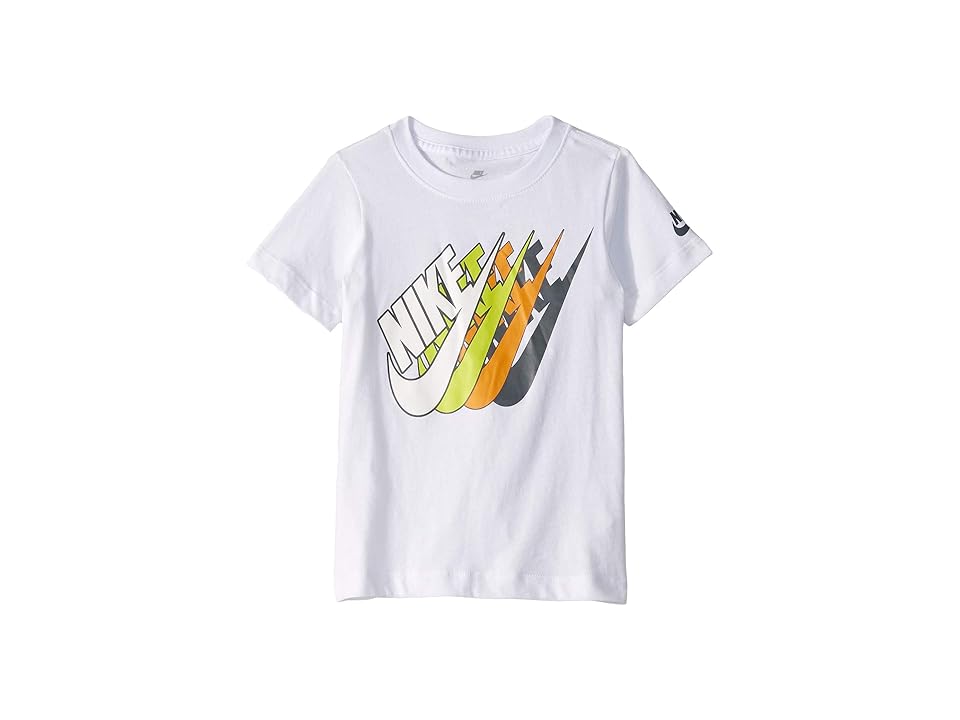 

Nike Kids Short Sleeve Graphic T-Shirt (Little Kids) (White) Boy's Clothing