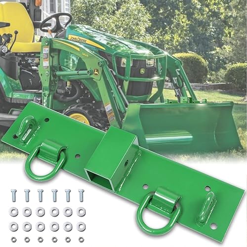 osemar Ganchos compactos para cubo de tractor atornillados con receptor de 2 pulgadas para John Deere 1025r 2320 2025r 2032r 3032e