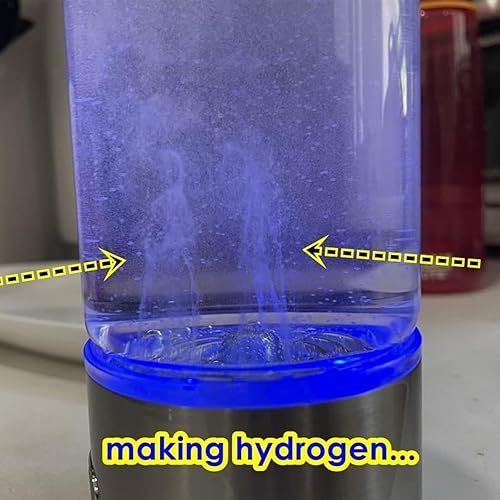 Miniatura 6 de WZ Cable de carga USB para botella de generador de agua de hidrógeno, longitud del cable de 3 19 pies, botella de vidrio hidrogenada de agua