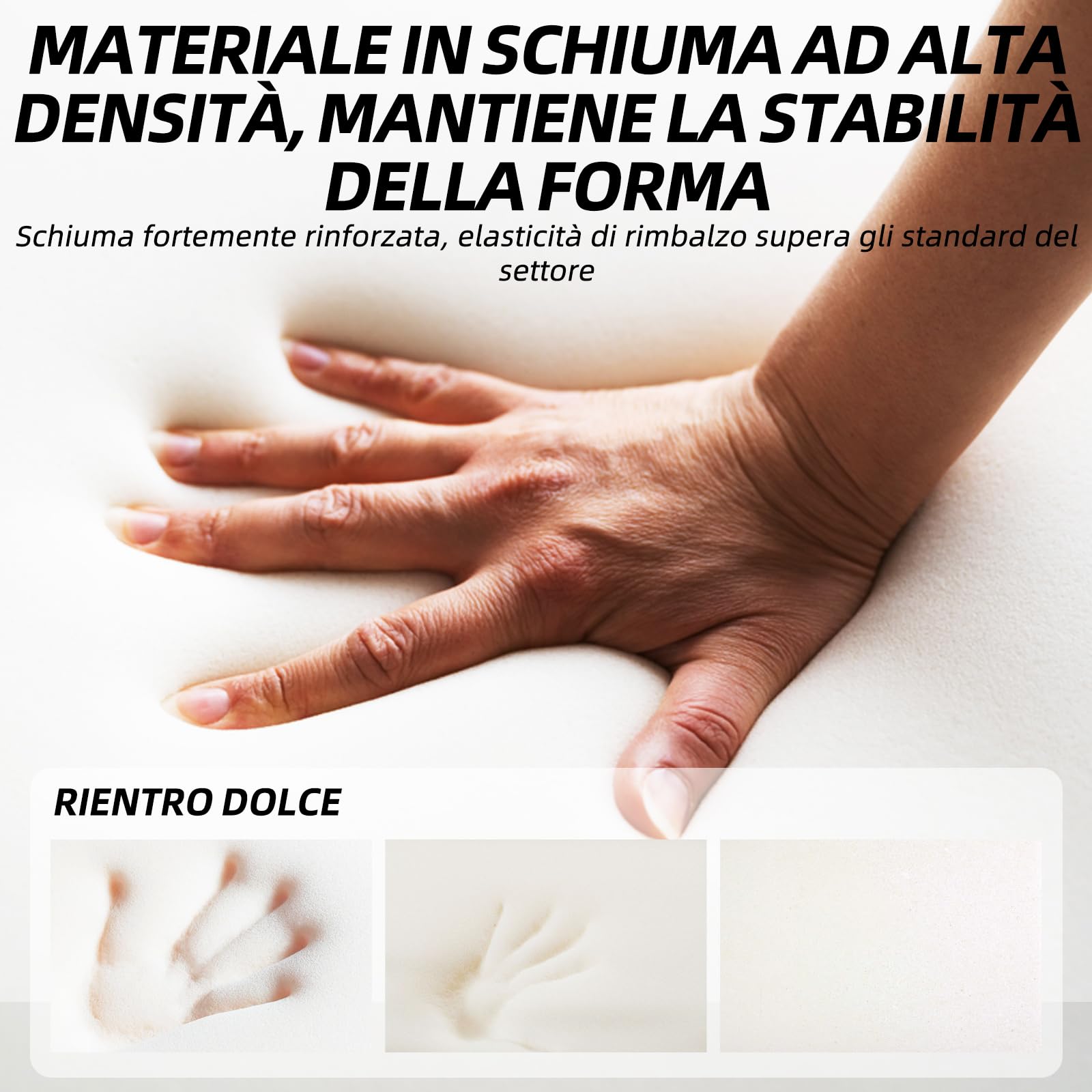 Generisch Set di pannelli da parete in schiuma che possono essere utilizzati come testiera e protezione antiurto per ridurre il rumore. Set di quattro accessori per la casa rettangolari (40 x 20 cm
