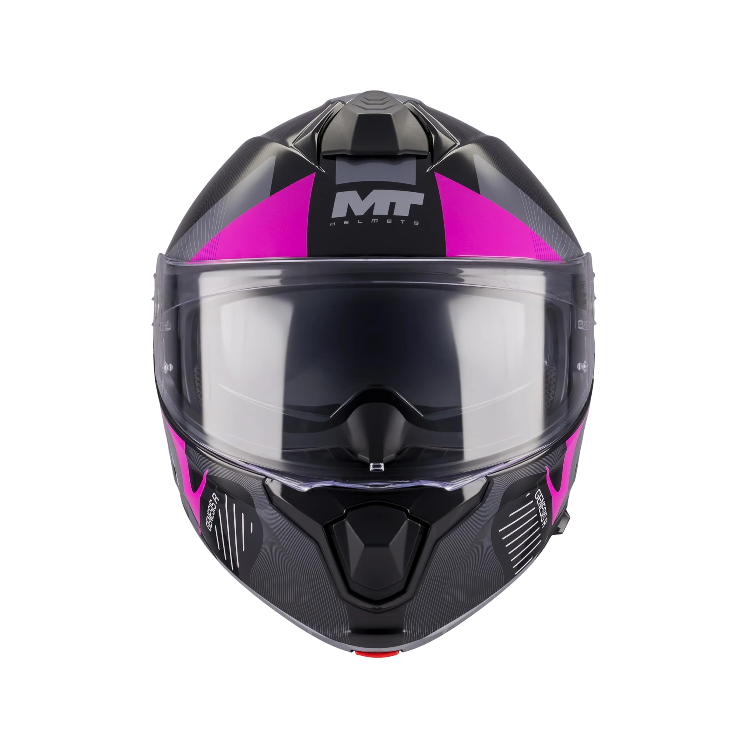Casco Modular MT Helmet Genesis R SV Lancer B8 Brillo con Visor Solar Integrado 22.06