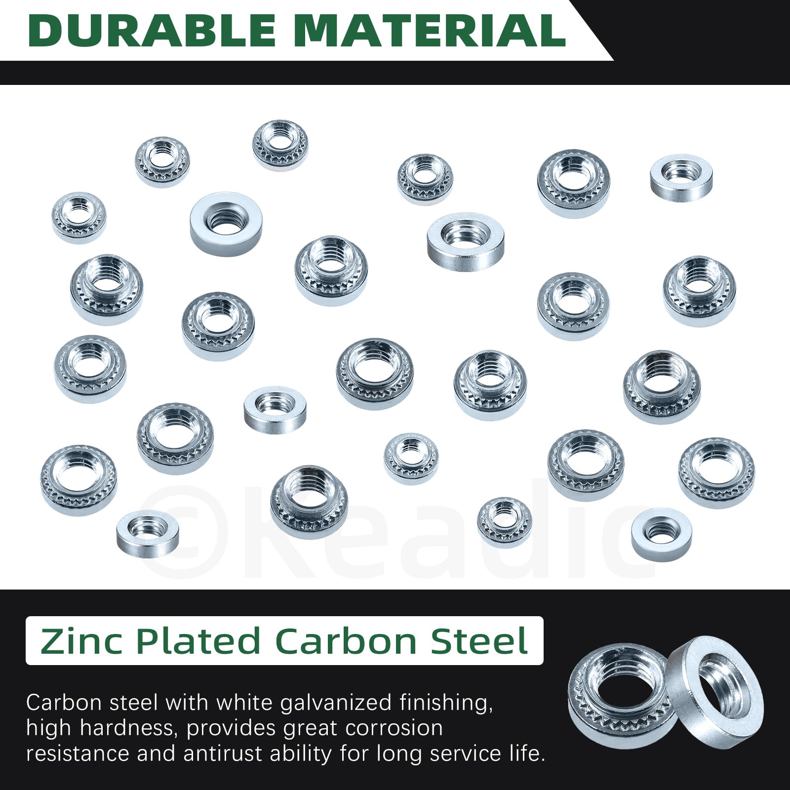Keadic 220 Pcs Self -Clinching Nuts - Image 4