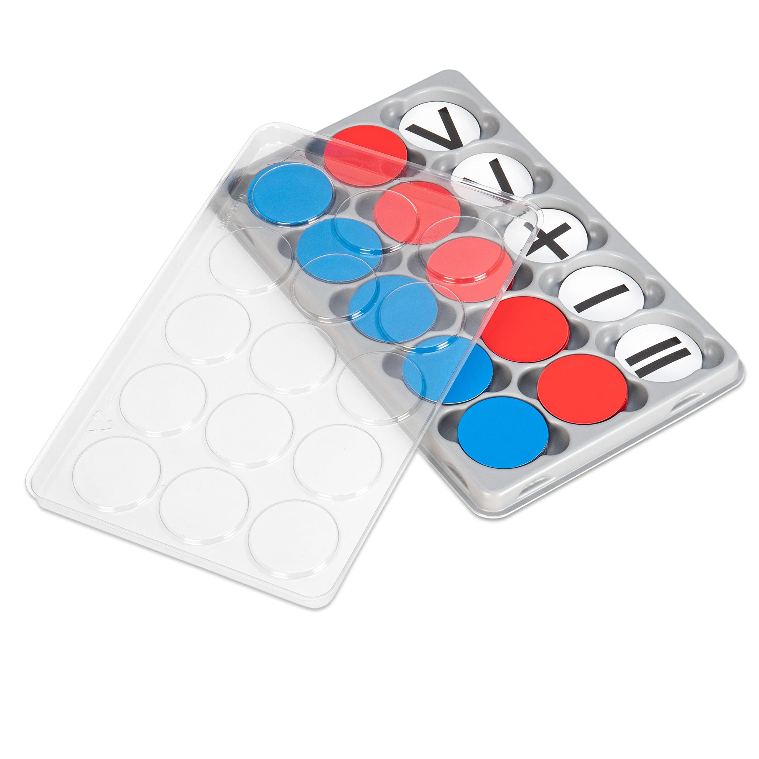 Betzold Wendeplättchen magnetisch Rechnen lernen Rechenhilfe rot blau Magnet