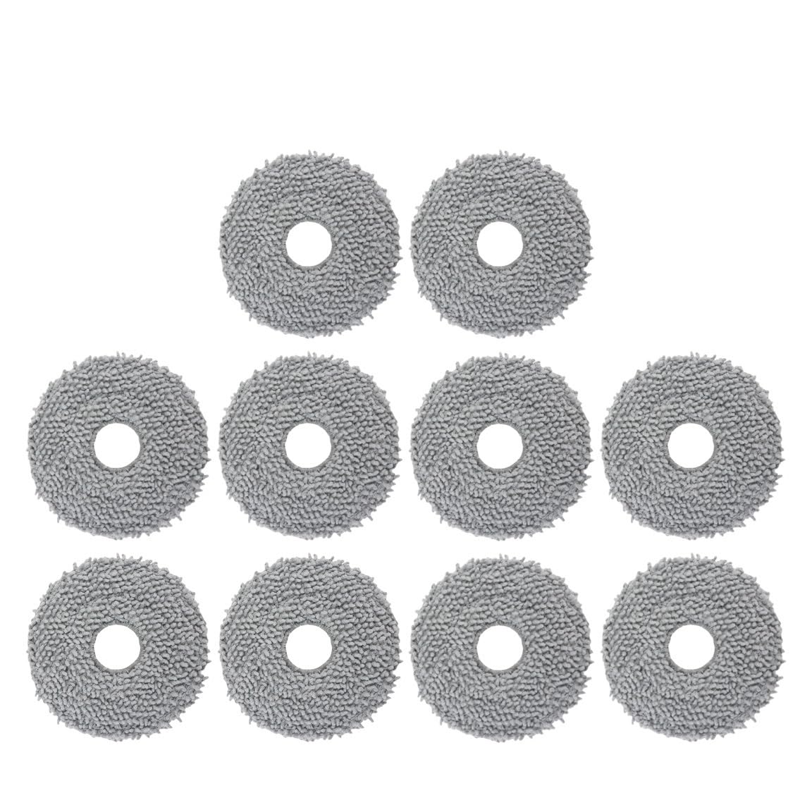 NUCBCULWP Compatible For Roborock，Compatible For Qrevo Master/Slim /V20 / P10S Pro Robot Vacuum Cleaner Parts Rag Mop Pads Accessories(A-10PCS)