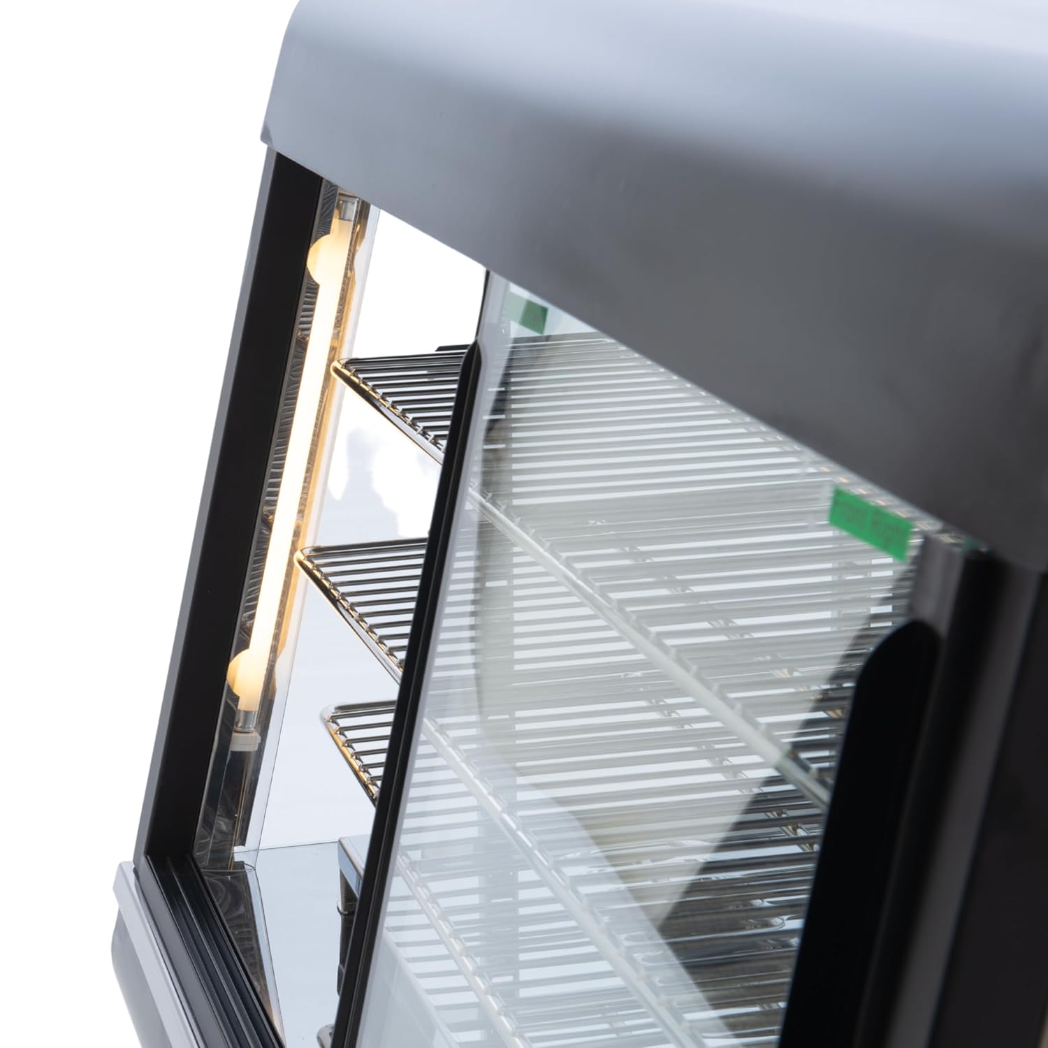 FSE HD-48 48" Self-Service Countertop Heated Display Case with 3 Shelves, Sliding Doors