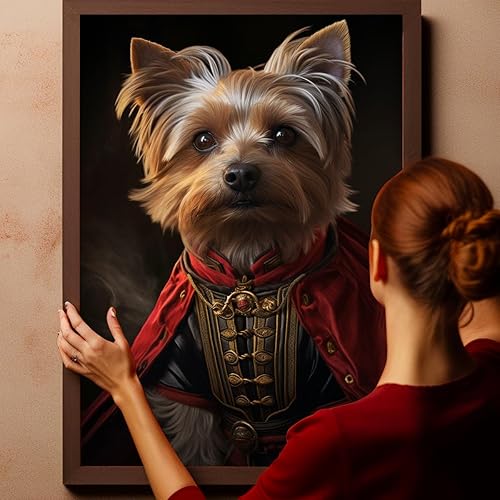 Miniatura 466 de Thuan Chow Chow Retrato de mascota con disfraz real de perro en un disfraz retrato de perro con vestimenta Retrato medieval de mascota retrato