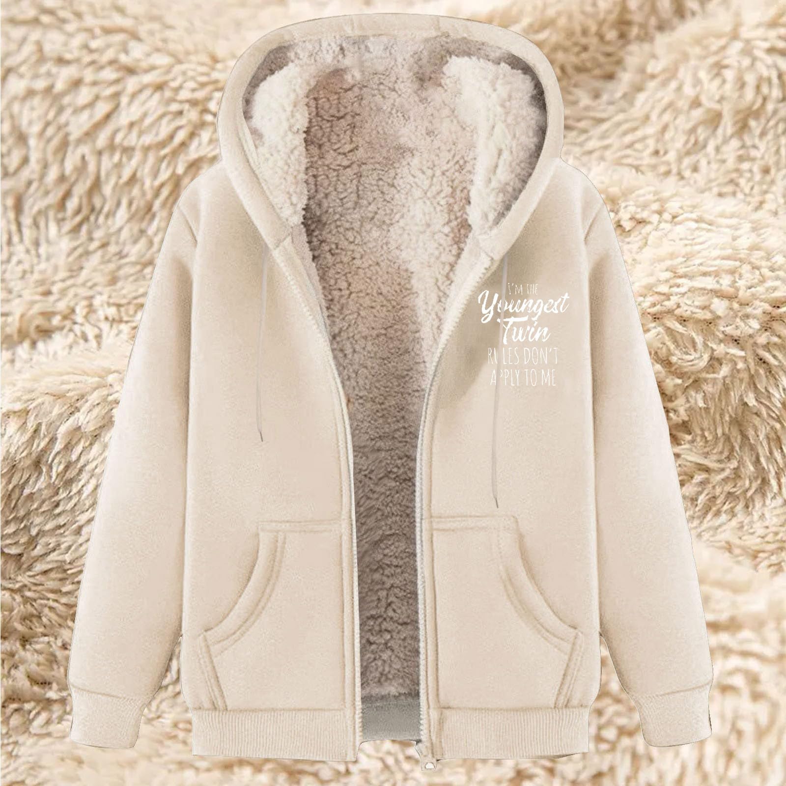 Sweat a Capuche Femme Oversize Sweats Chic Sweat-Shirt Col en V Outerwear Léger Streetwear Classique aux Couleurs Assorties Veste à Manches Longues Haut Couleur Unie Quotidien Hiver Vêtements