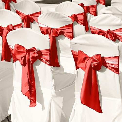 Miniatura 5 de Ruisita Paquete de 12 caminos de mesa de satén de 12 x 108 pulgadas de largo para bodas, compromisos, banquetes, graduaciones, decoraciones de