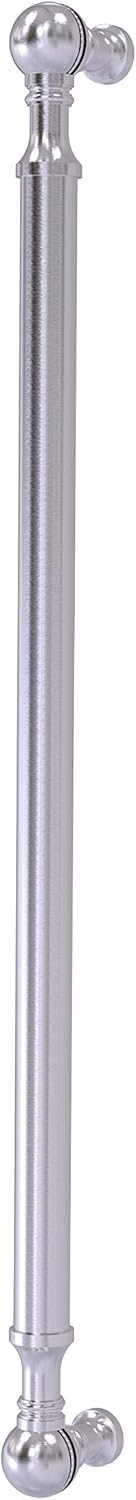 Allied Brass P-3/18-SCH 18 Inch Beaded Refrigerator Pull, Satin Chrome
