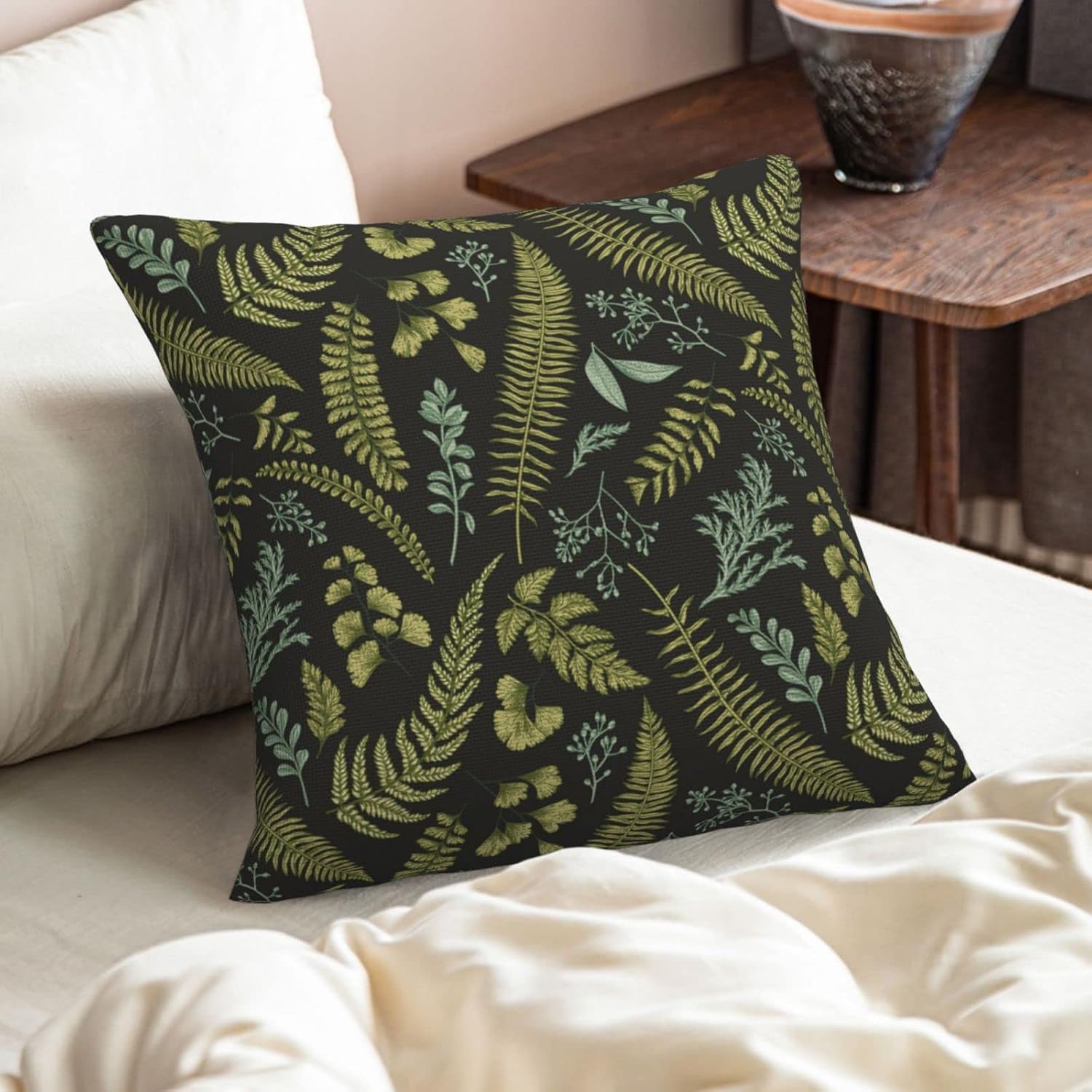 Amazon.com: CALHogar Spring Pillow Cover,Forest Decor,Dark Academia ...