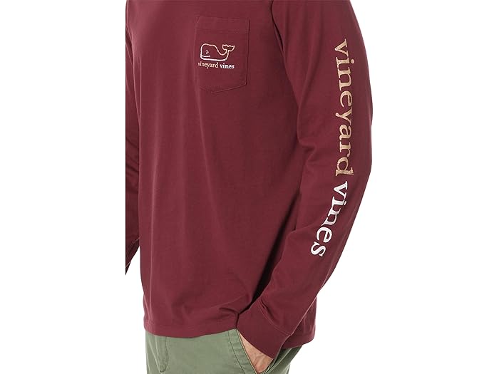 Long Sleeve Burgee Vintage Whale Pocket Tee - Image 4