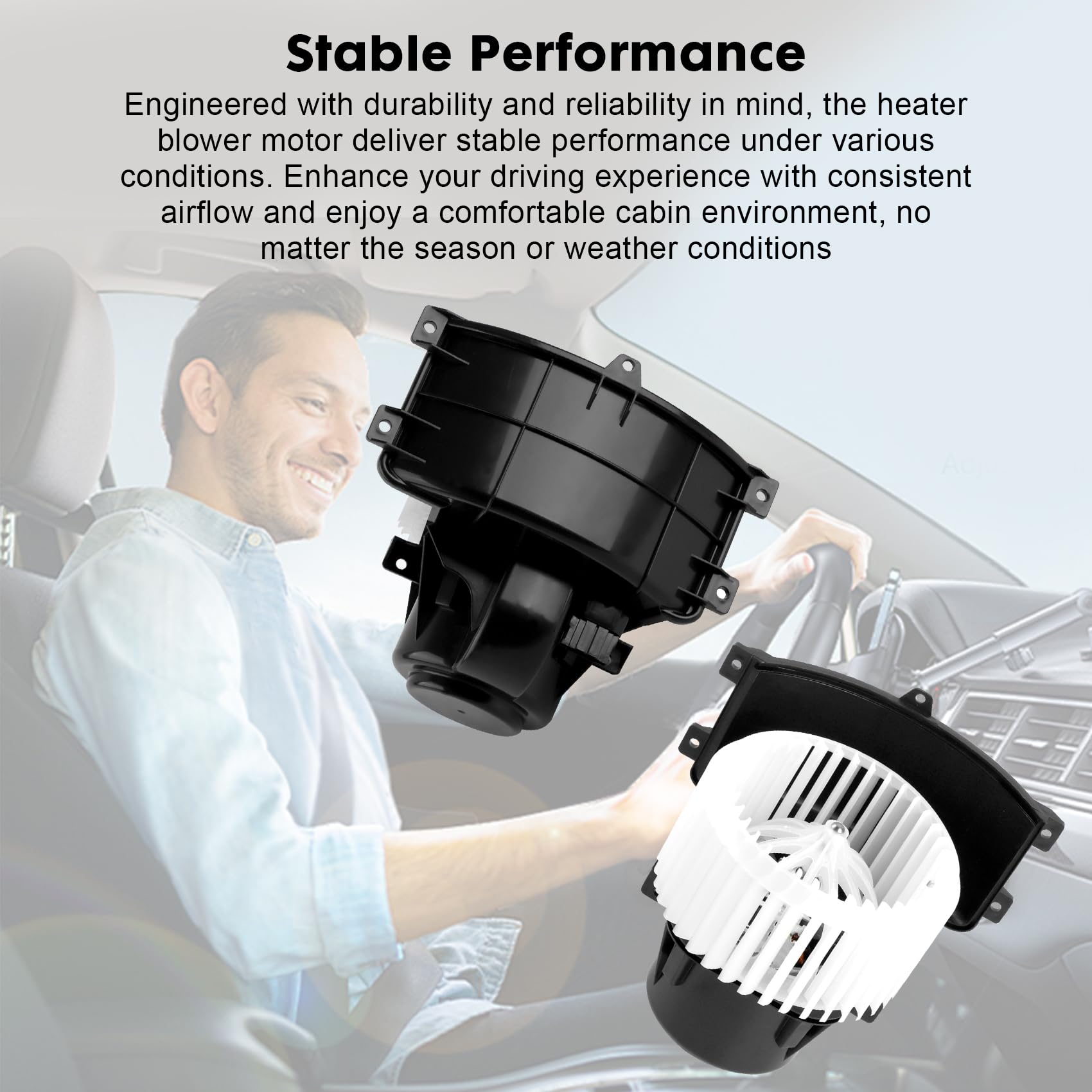 Ventilador de motor del calentador 7H2819021B 7H2819021D compatible con Transporter T5 1.9 2.0 2.5 TDi 2003-2015