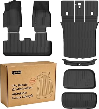Floor Mats Cargo Liners for 2025 2026 Tesla Model Y Juniper Accessories10PC