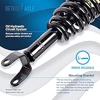 Vista 448 de Detroit Axle - Kit de suspensión delantera de 10 piezas para Chevy Aveo Aveo5 Pontiac G3 Wave 2 Ready Struts Assembly 2 Enlaces de barra