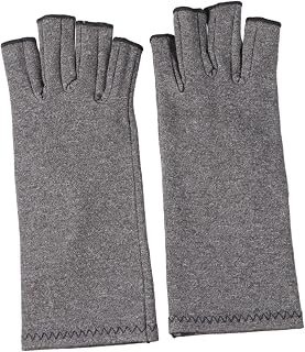 Toddmomy Fingerless Gloves Tendonitis Gloves Carpal Tunnel Gloves Gloves To Open Grey Gloves Fingerless