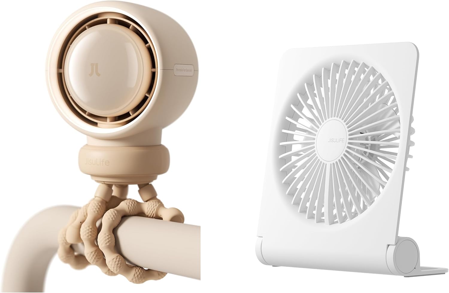 JISULIFE Baby Stroller Fan Portable Small Desk Fan