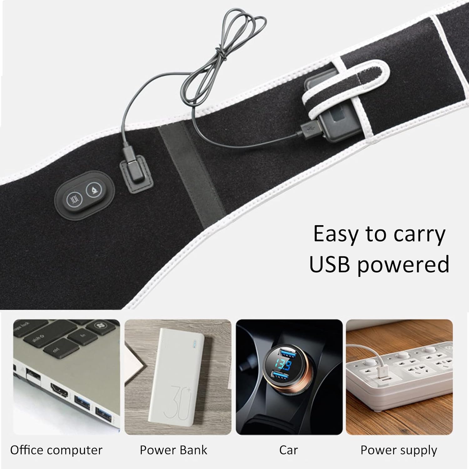 Adjust Heated Waist Belt, Electric Heat Pads, Fast Bhutan Ubuy