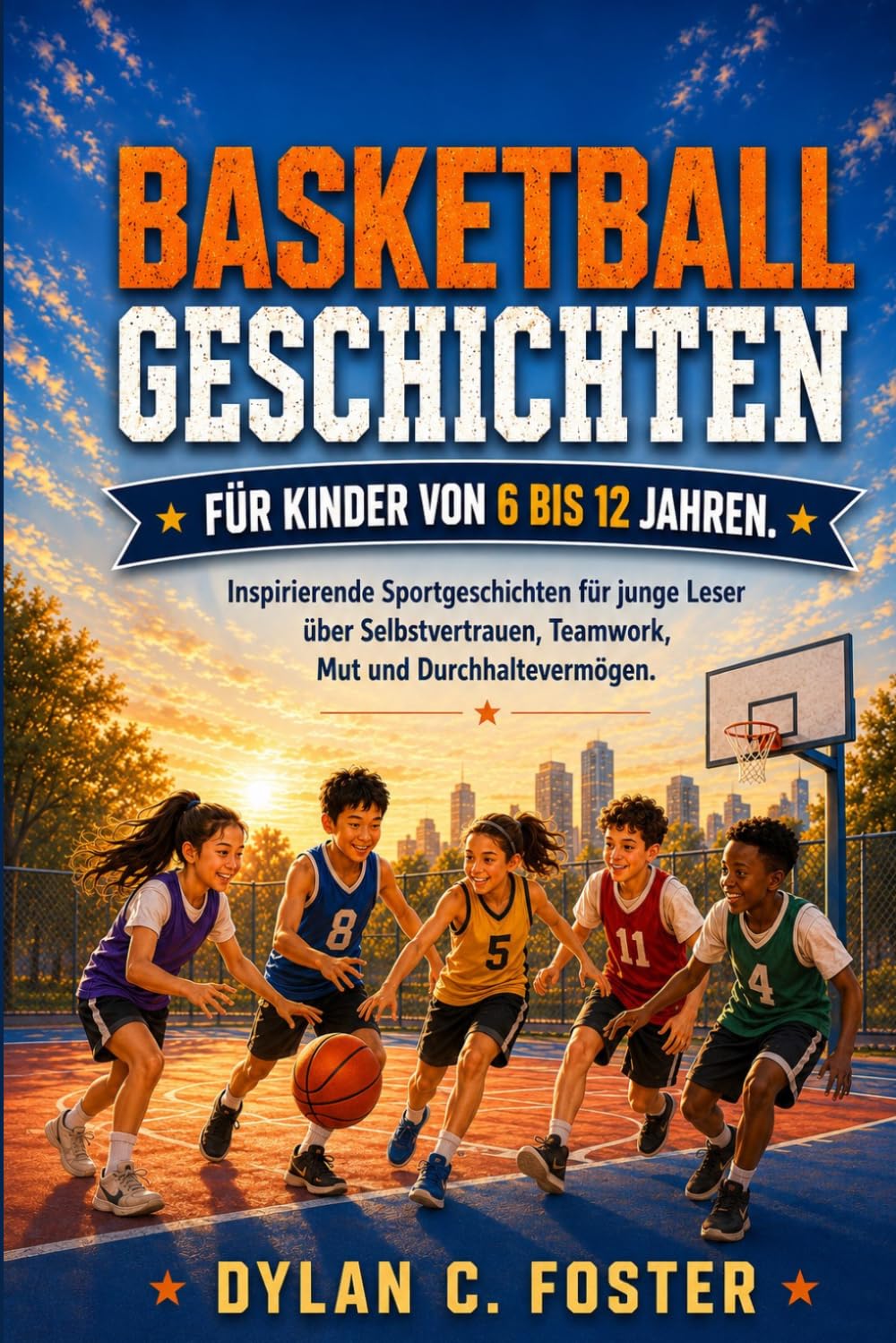 BASKETBALLGESCHICHTEN FÜR KINDER VON 6 BIS 12 JAHREN.: Inspirierende Sportgeschichten für junge Leser über Selbstvertrauen, Teamwork, Mut und Durchhaltevermögen.