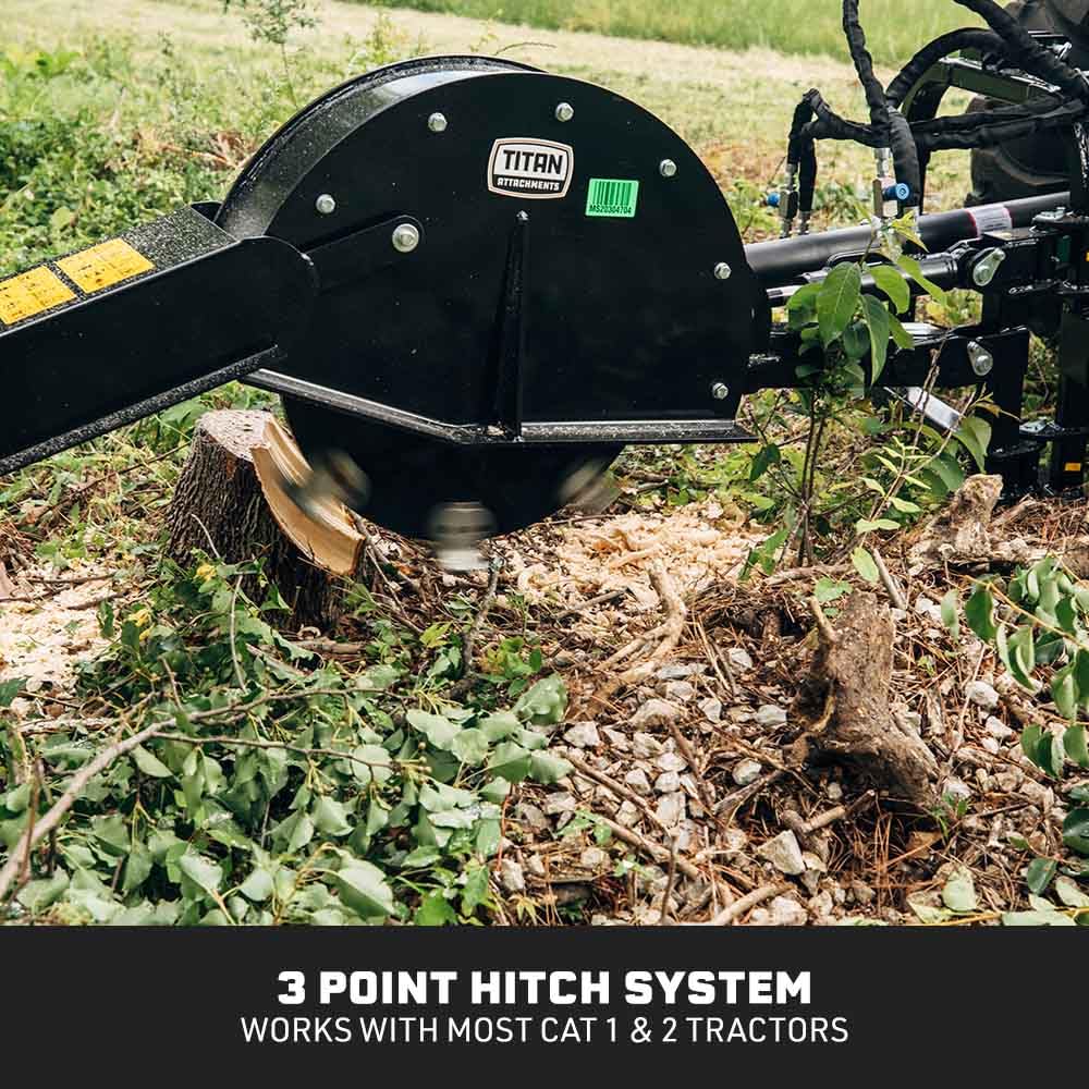 Amazon.co.jp: Titan Attachments 3点プロシリーズ PTO駆動型切り株