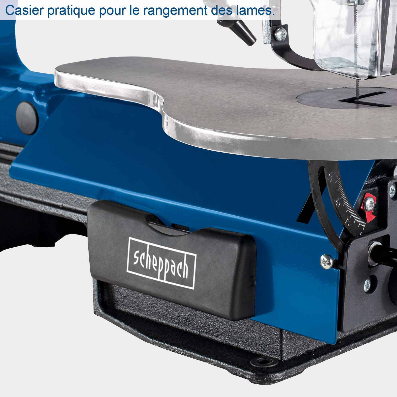 Scheppach Scie à Chantourner DECO-XLS 120W 50-406mm 12mm 500-1700 tr/min