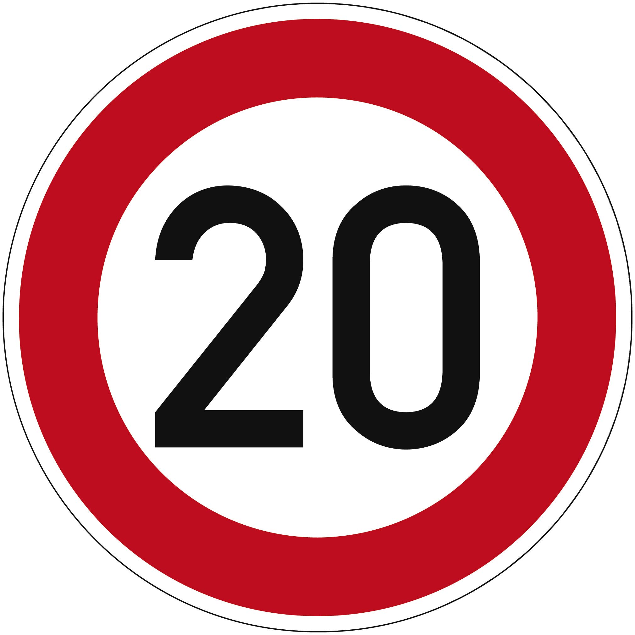 VZ 274-50 Zulässige Höchstgeschwindigkeit 50 km/h