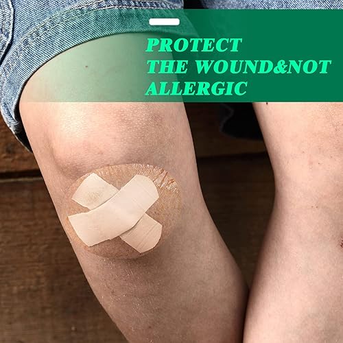 Miniatura 6 de Nuanchu 60 vendajes adhesivos transparentes impermeables, cinta adhesiva transparente para la piel de natación, elipse (3.2 x 4 pulgadas)