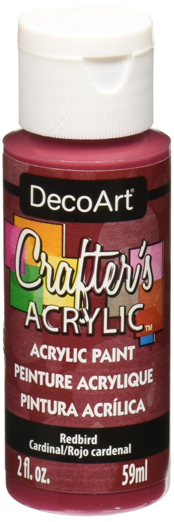 DecoArt 59 ml Crafters Acrylic, Redbird