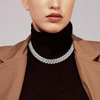 Collana E Bracciale Cubano Uomo - Con Strass | Hip Hop Oro E Argento - Foto 5