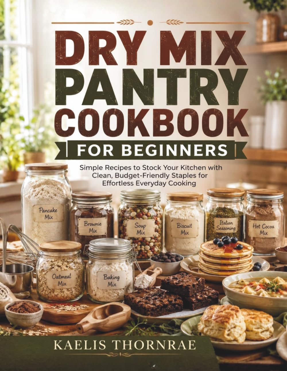 Dry Mix Pantry Cookbook for Beginners: Simple Recipes to Stock Your Kitchen with Clean, Budget-Friendly Staples for Effortless Everyday Cooking