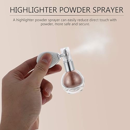 Miniatura 3 de Spray Mujeres Maquillaje Cuerpo Cabello Iluminador Pulverizador Brillo Brillo Polvo Maquillaje Cuerpo Polvo Purpurina Cobre