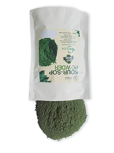 Miniatura 3 de Hojas de guanábana en polvo Sour-Sop 5oz Graviola Leaf Powder 5.01 oz Calidad Premium 100% Puro Sin Aditivos Color Verde Natural