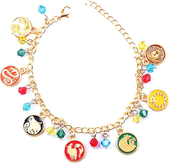 FRIUSATE Collar con colgante de dragón de los siete