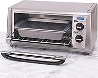 Vista 6 de G & S Metal Products Company OvenStuff - Juego de horno tostador antiadherente para hornear, asar y asar, juego de 2 piezas