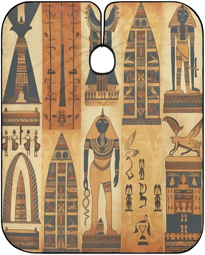 Capa para cortar cabello Ancient Egypt Tribe para hombre y mujer miniatura 6