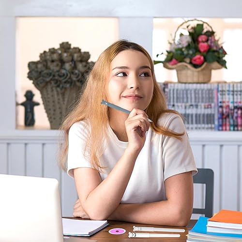 Miniatura 8 de SHAIDOJIO Bolígrafos borrables, 8 bolígrafos de gel borrables con 40 repuestos y 2 borradores, bolígrafo de tinta de gel de punta fina de 0.014 in