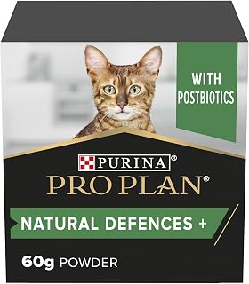 PRO PLAN Cat Natural Defences Supplement | Immune health support, immune system, antibody production | with postbiotics | Adult and Senior cats | Powder 60 g