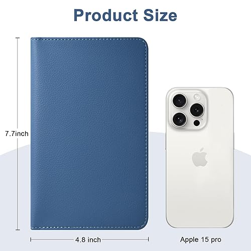 Miniatura 66 de RSAquar Libreta de servidores con bolsillo con cremallera, libros de cuero de primera calidad para camarera, cartera para camarera, delantal