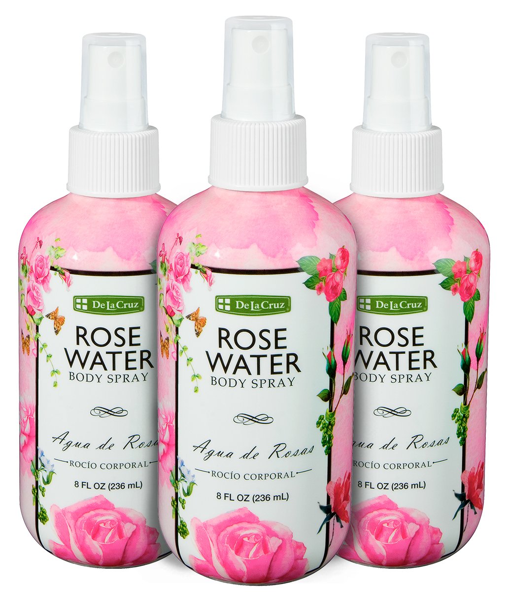 De La Cruz Rose Water Spray, No 