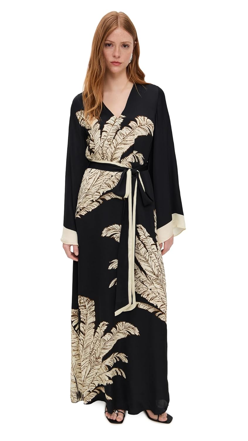 Womens Maxi Caftan with Belt