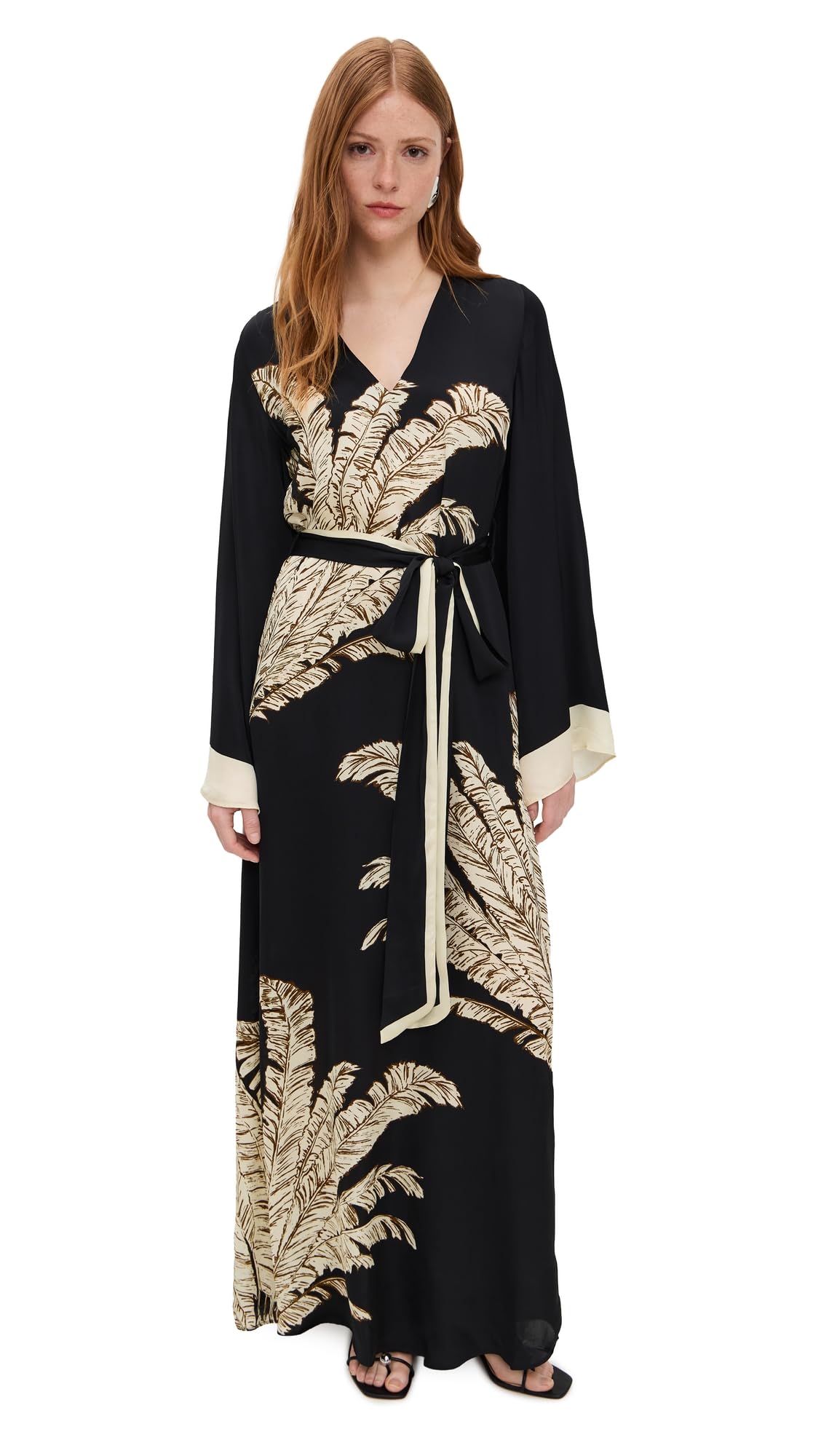 Womens Maxi Caftan with Belt