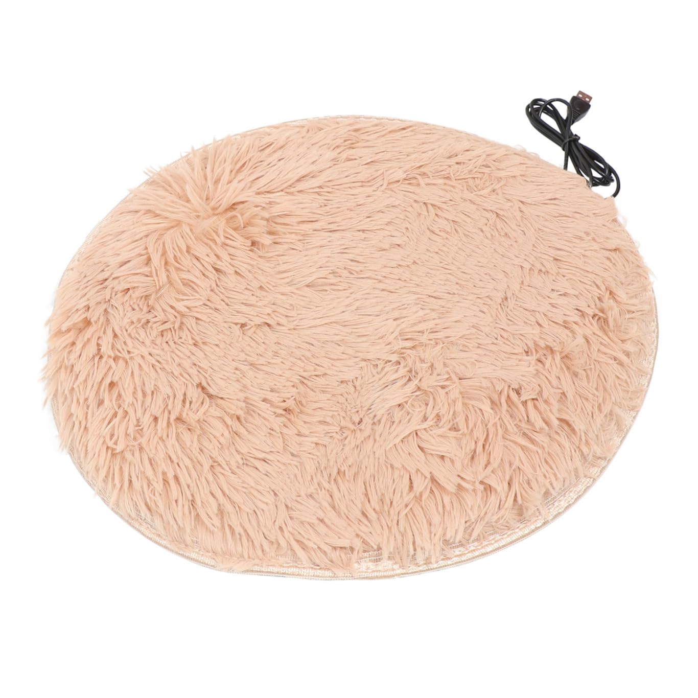 Hohopeti Heated Dog Bed Heating Pad Constant Temperature Anti-bite Waterproof and Anti-leakage Small Animal Mat for PET House (Brown)