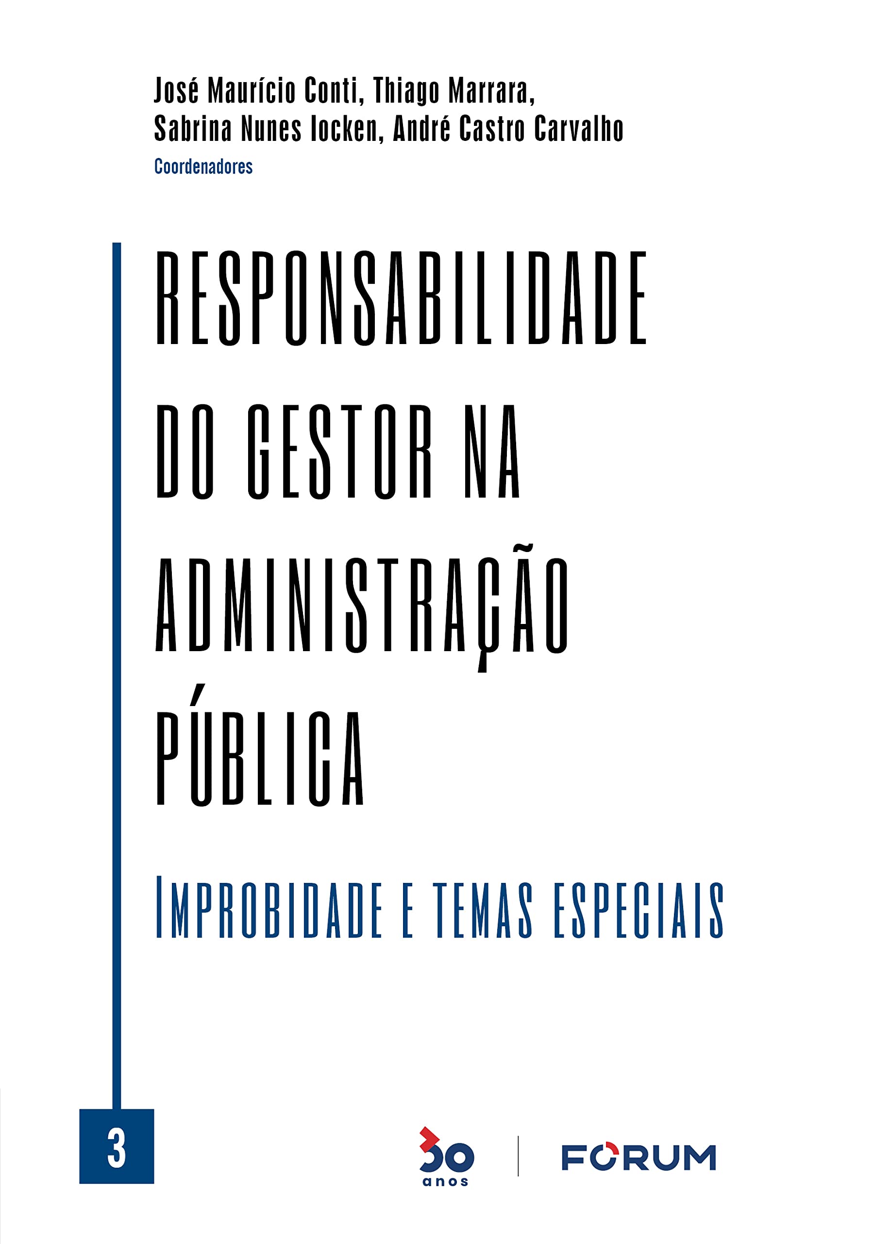 Capa de Responsabilidade do Gestor na Administração Pública Vl. 03