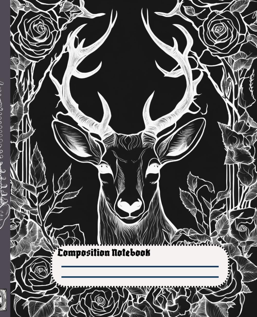 Composition Notebook | Deer | 7.5 x 9.25 | 120 Lined pages | school supplies | Journal