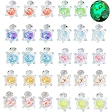 30PCS Mini Turtles,Mini Animals Tiny Resin Animalses Glittering Star Turtles With Sparkle Flakes Tiny Sea Animals, for Birthday Party Home Garden DIY Aquarium Dollhouse Potted