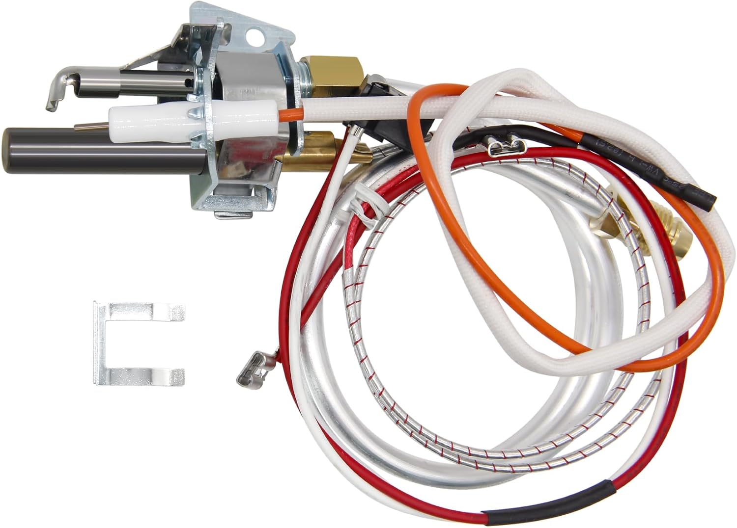 100112330 Water Heater Pilot Assembly, Thermopile for Water Heater Fit for Whirlpool 300 301 Series Water Heater, A.O.Smith Kenmore State American Reliance Water Heater