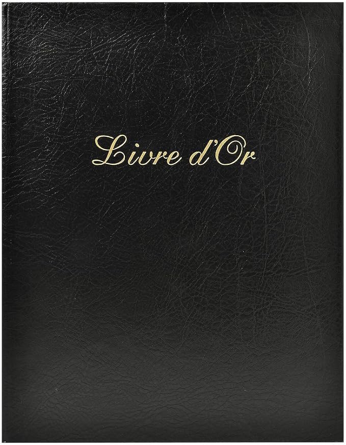 Livre d'or cuir alpille - 26x22cm vertical