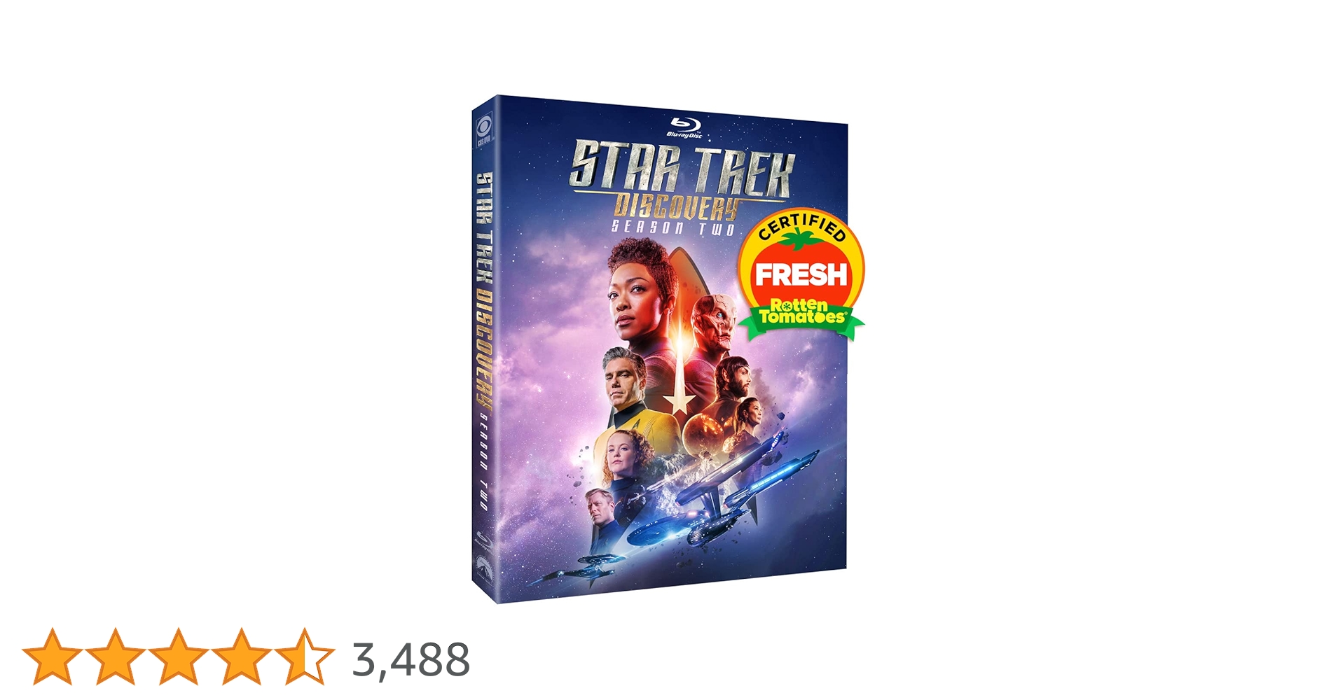 ミュージック 4discs Blu-ray Star Trek Discovery: Season Two  2424334  /00440 Star Trek Discovery Season Two - Blu-ray - No Digital - No
